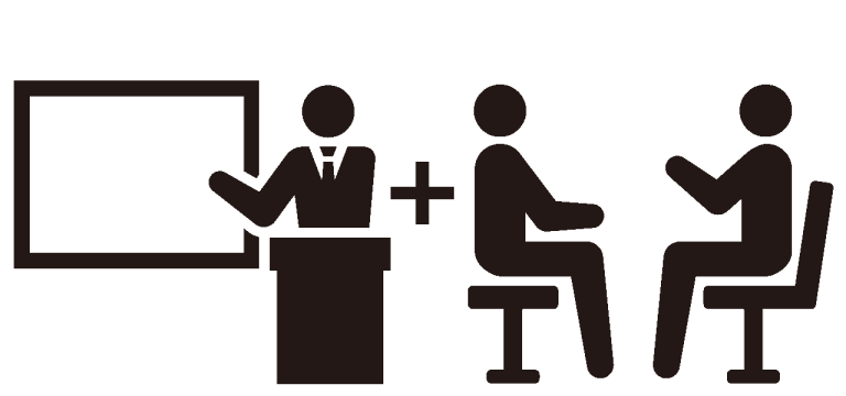 セミナーと1on1 仕事に必要な理論をセミナーで学びながら、1on1で目の前の仕事に落とし込むので再現性のある成果に繋がる。